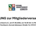 EINLADUNG zur Mitgliederversammlung